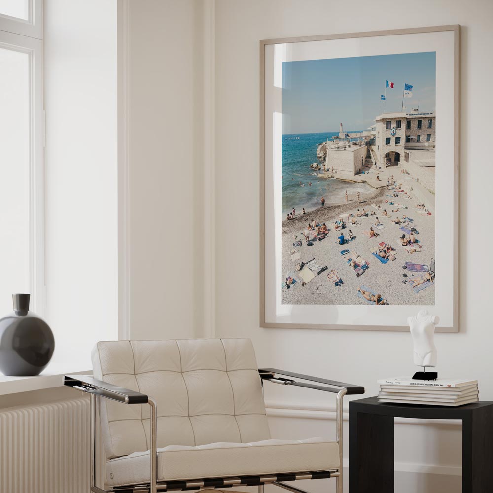 Stunning wall art featuring Club Nautique De Nice, NICE, CÔTE D'AZUR, FRANCE - ideal for modern art enthusiasts