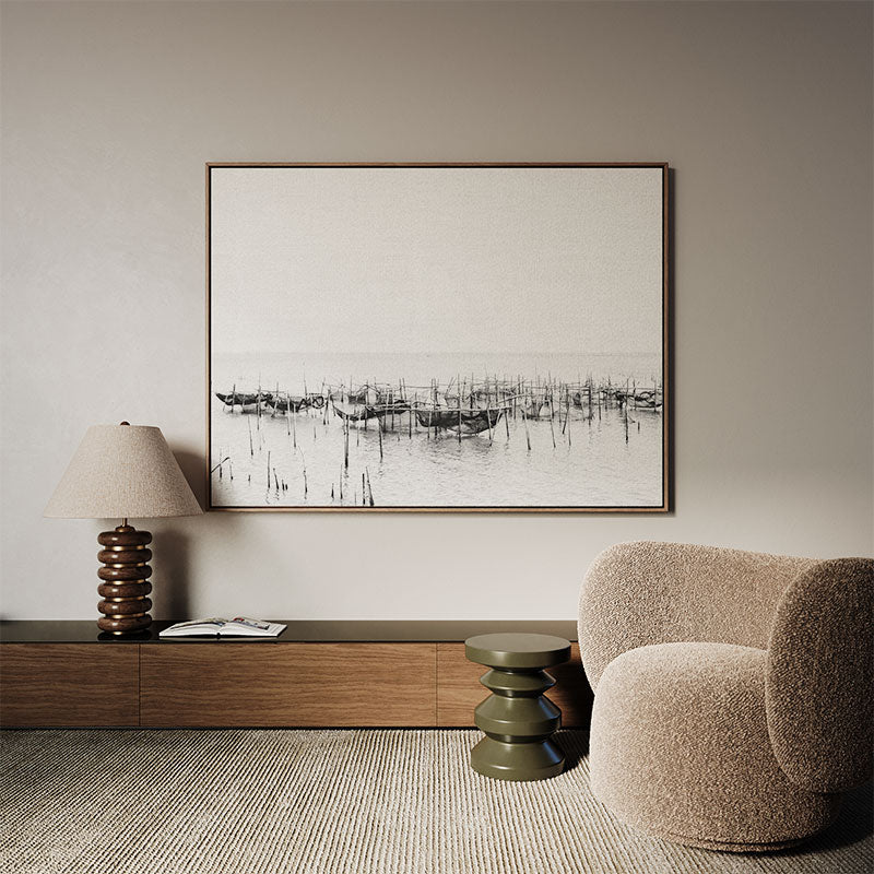 BW Kor Yor Thailand Canvas Art