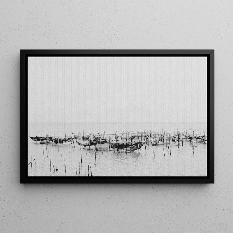 BW Kor Yor Thailand Canvas Art