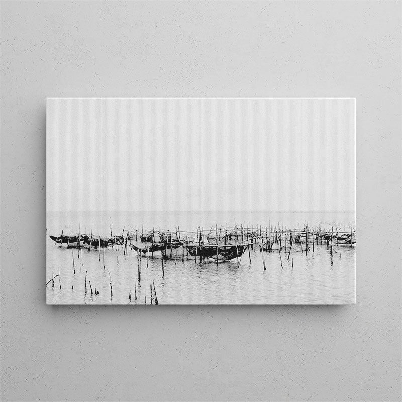 BW Kor Yor Thailand Canvas Art