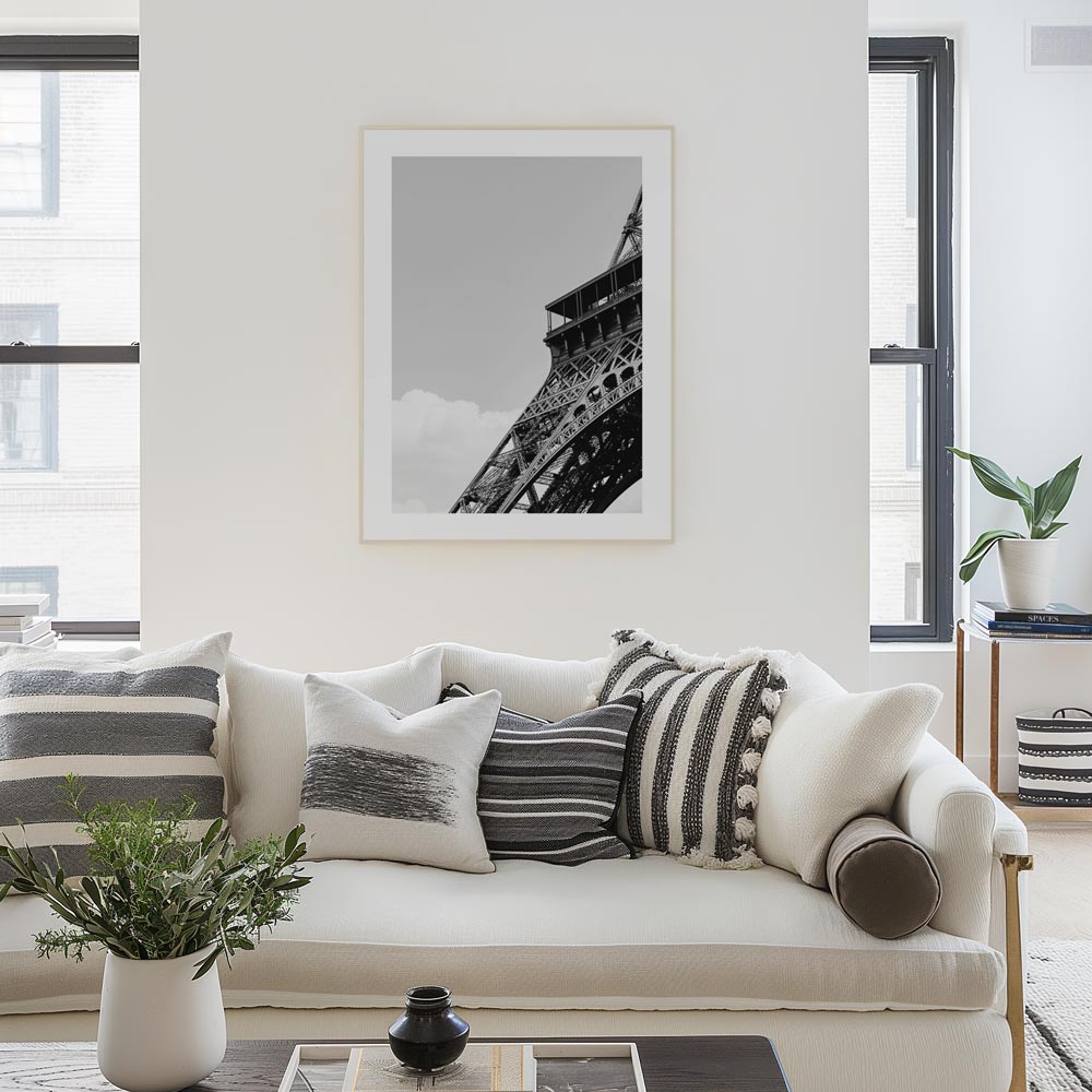 BW Iron Root Art Print