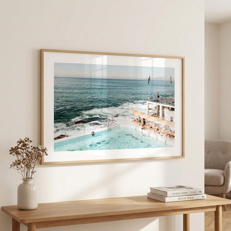 Ocean's Edge Bondi Art Print