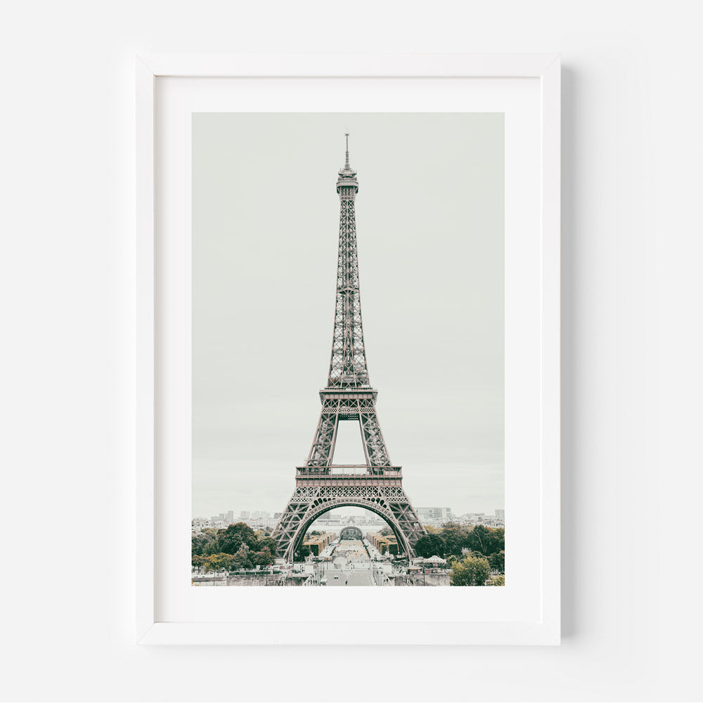 Elevate your space with the timeless elegance of the Eiffel Tower in Bonjour Paris, a captivating canvas print inspired by the romance of Paris, France.