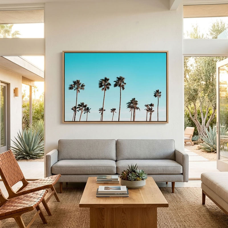 California Palms Canvas Art