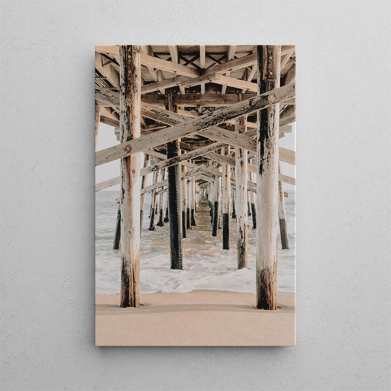 Under The Pier Canvas Art