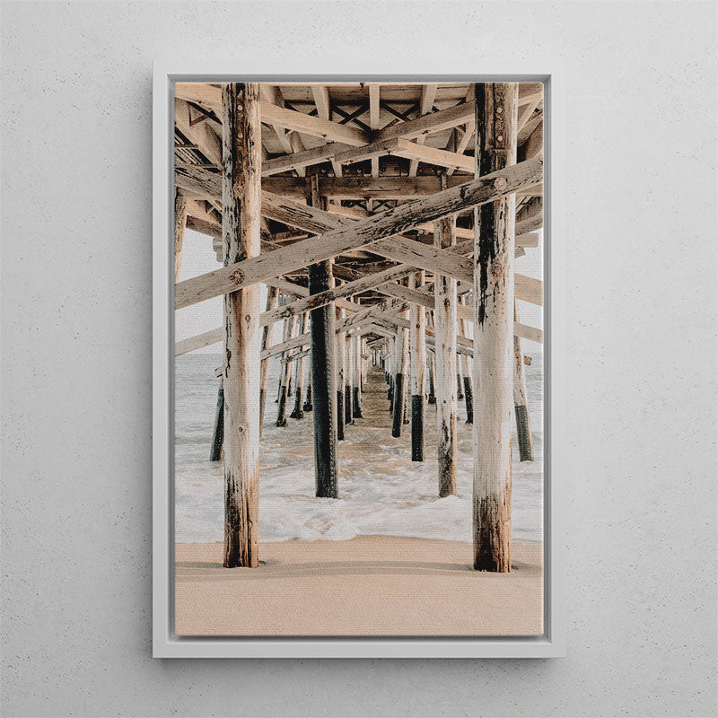 Under The Pier Canvas Art