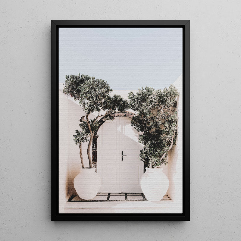 Elegance in White Canvas Art