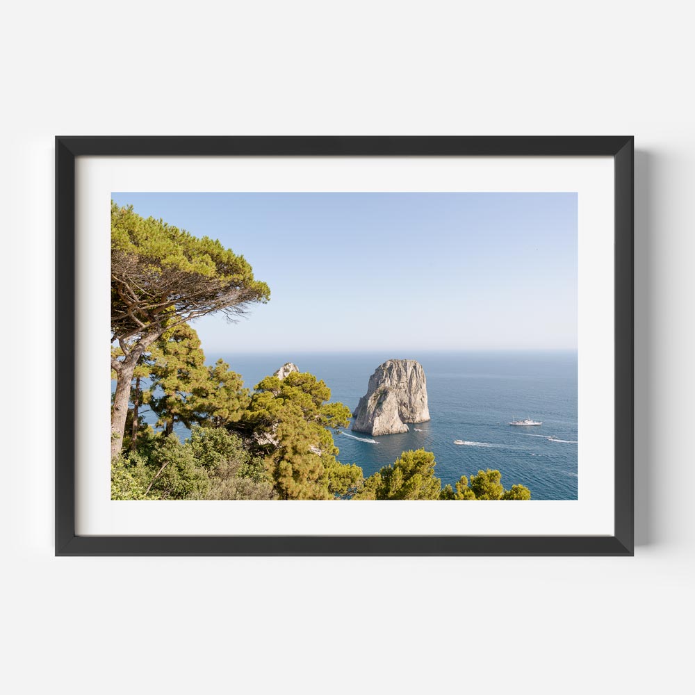 Capri View Art Print