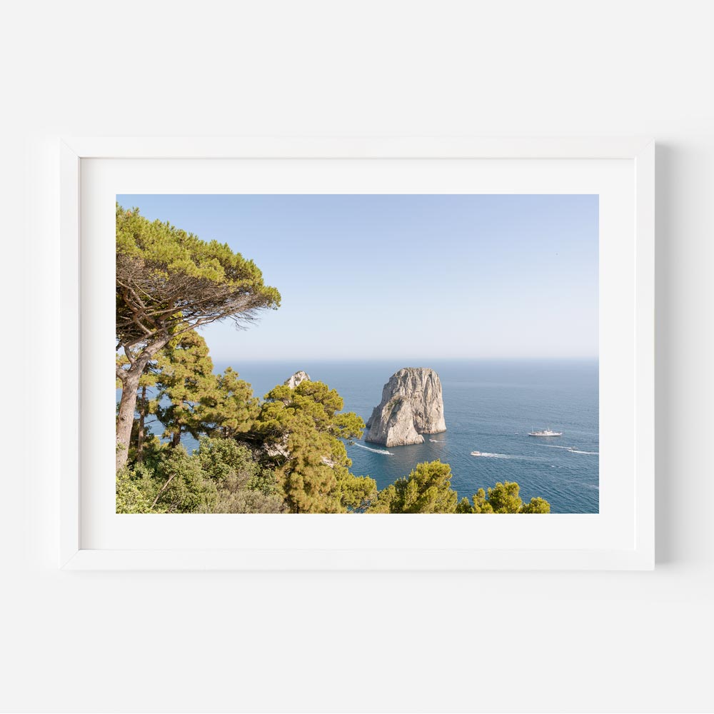 Capri View Art Print