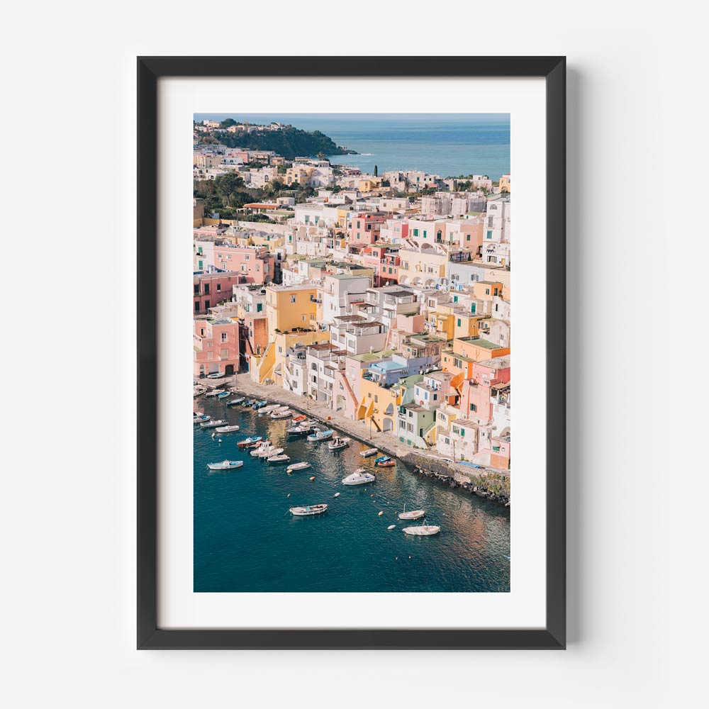 Procida Town Art Print