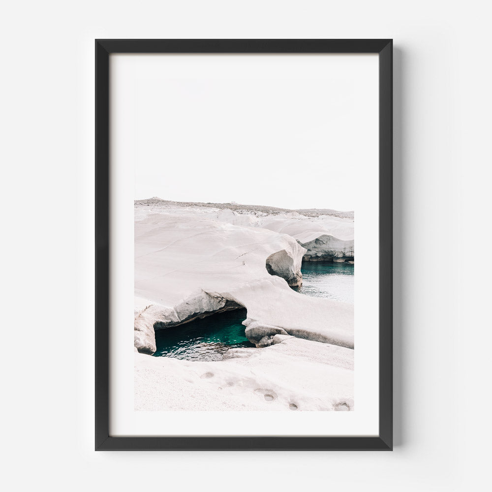 Lunar Sarakiniko Art Print