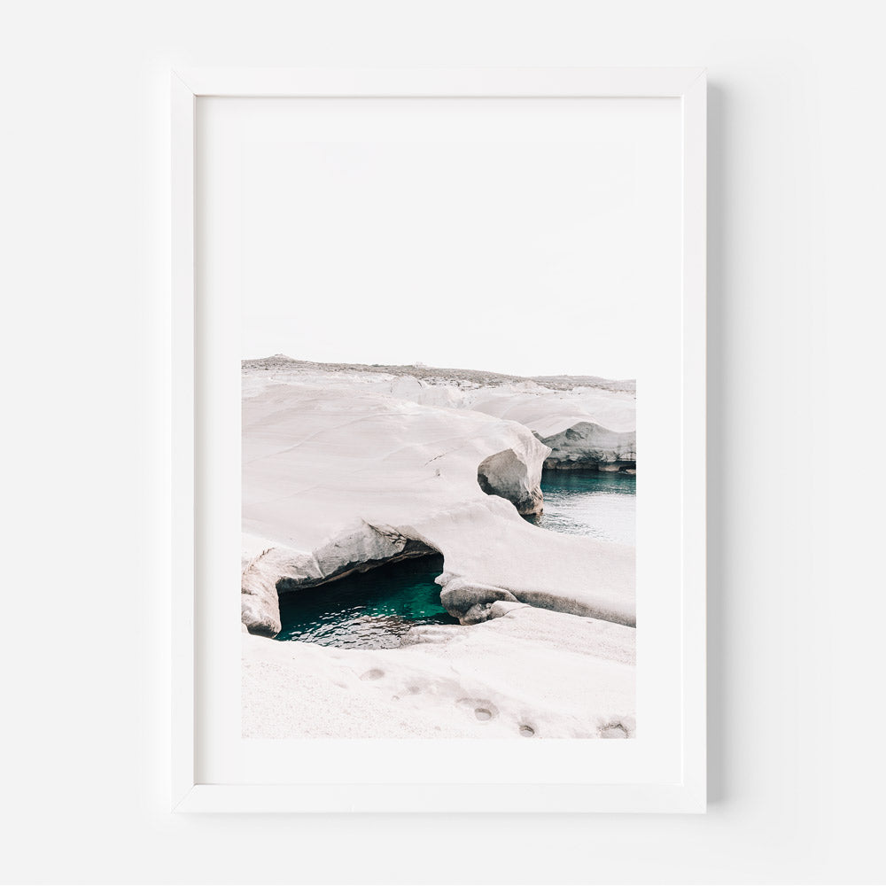 Lunar Sarakiniko Art Print