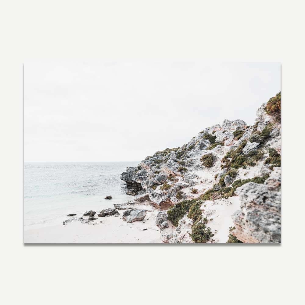 Parakeet Bay Cliff Art Print