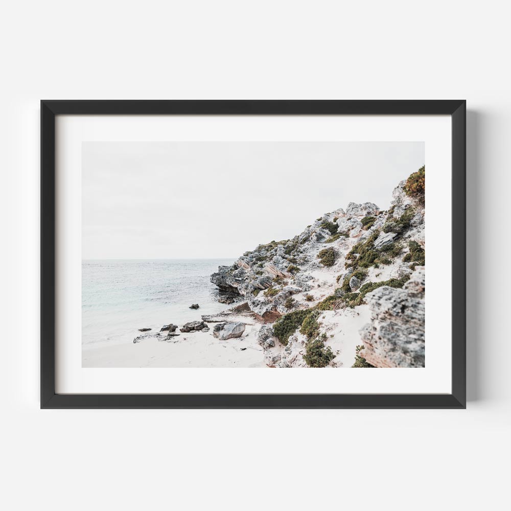 Parakeet Bay Cliff Art Print