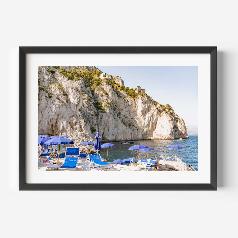 Faraglioni Club Capri Art Print