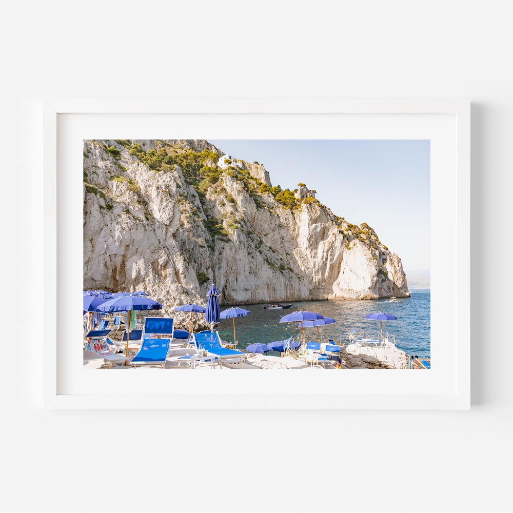 Faraglioni Club Capri Art Print
