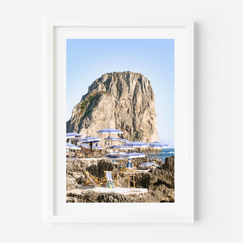Summer Vibes in Capri Art Print