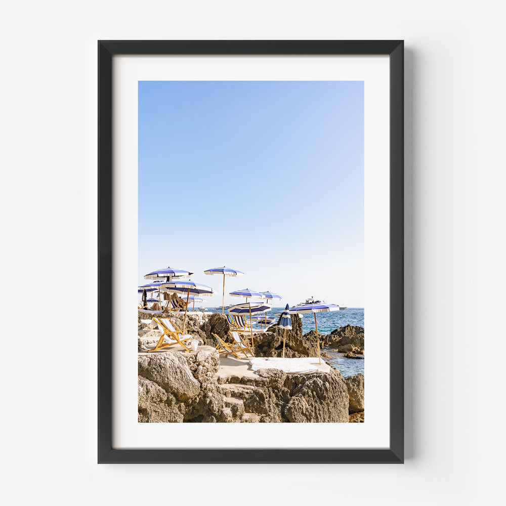 Mid Summer Beach Club Art Print