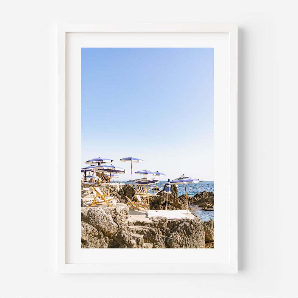 Mid Summer Beach Club Art Print