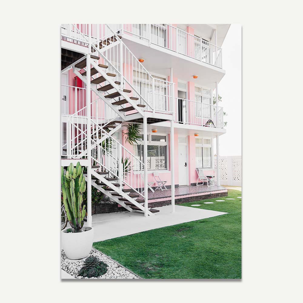 The Pink Hotel II Art Print