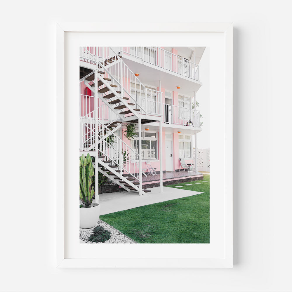 The Pink Hotel II Art Print