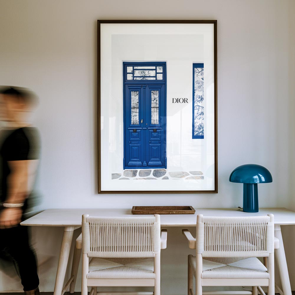 Dior Door Mykonos Art Print