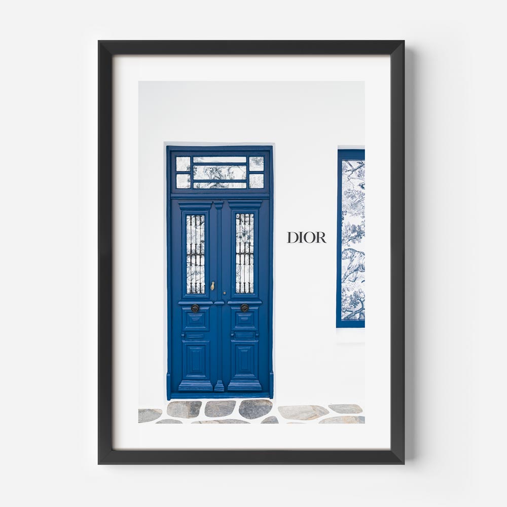 Dior Door Mykonos Art Print