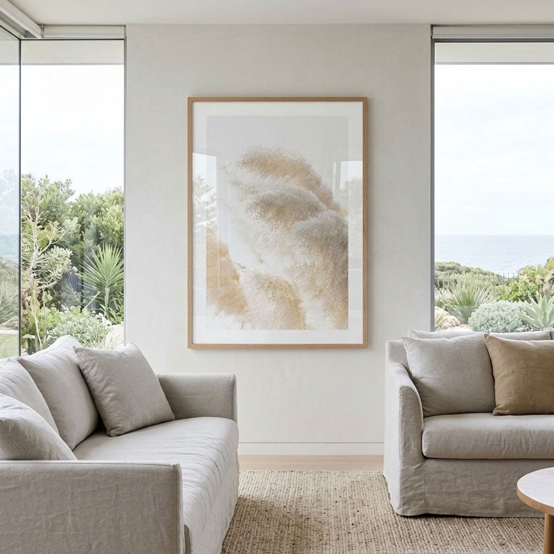 Dreamy Pampas Grass Botanical Art Print