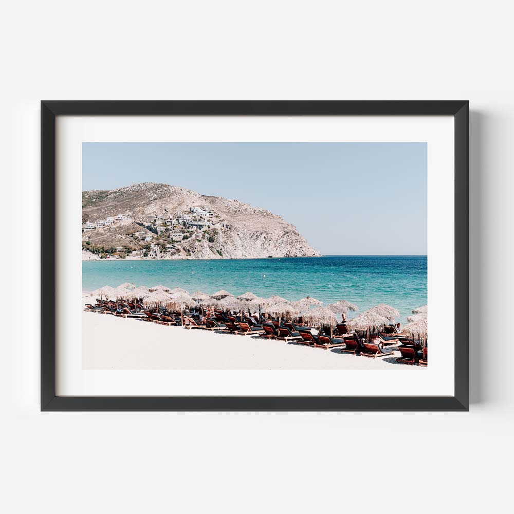 Elia Beach Mykonos Art Print
