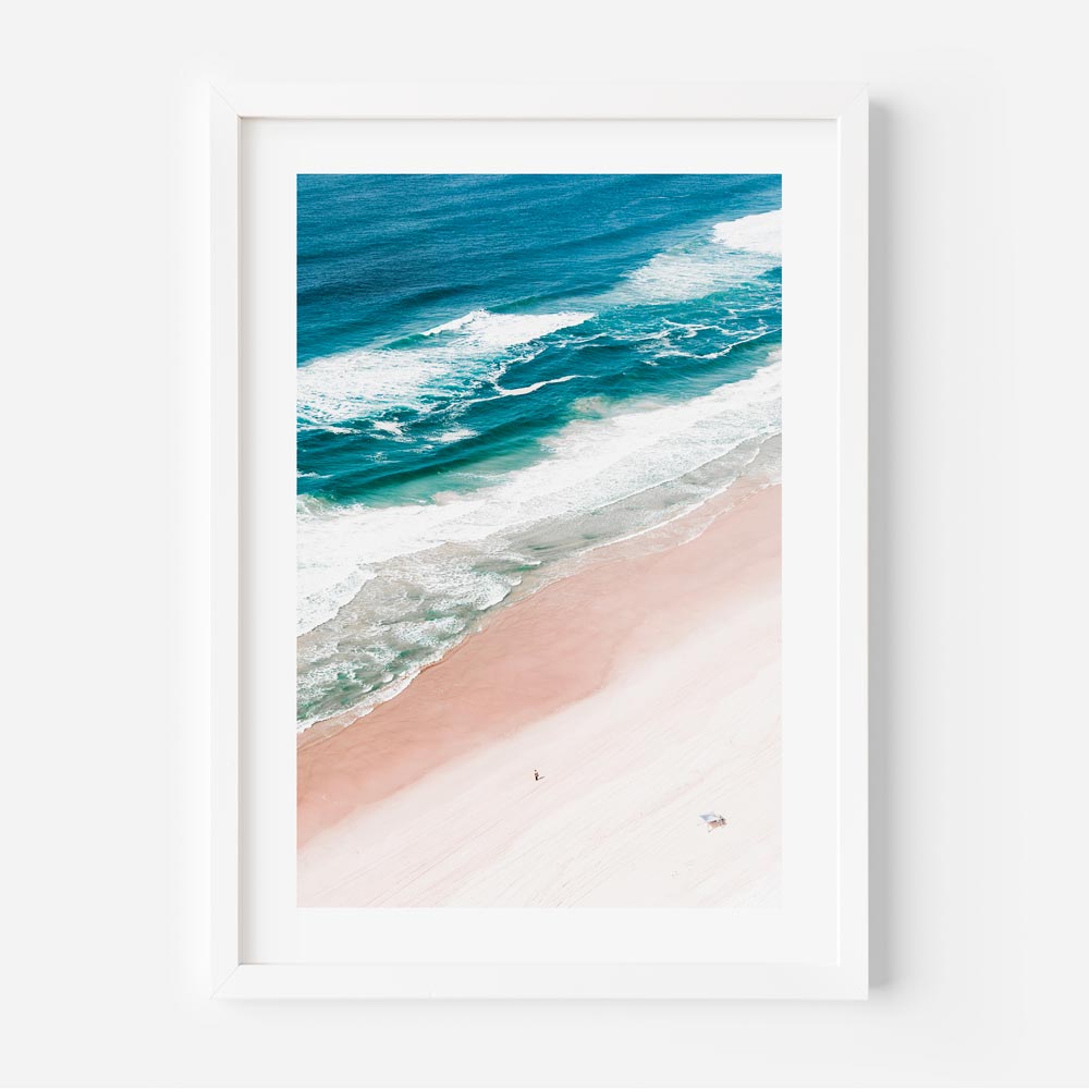 Coastal wall art of Main Beach Gold Coast for home decor.