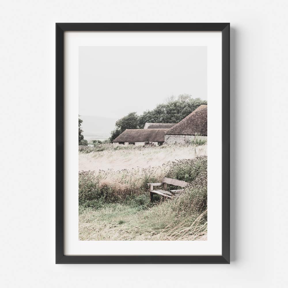 English Farm House Art Print