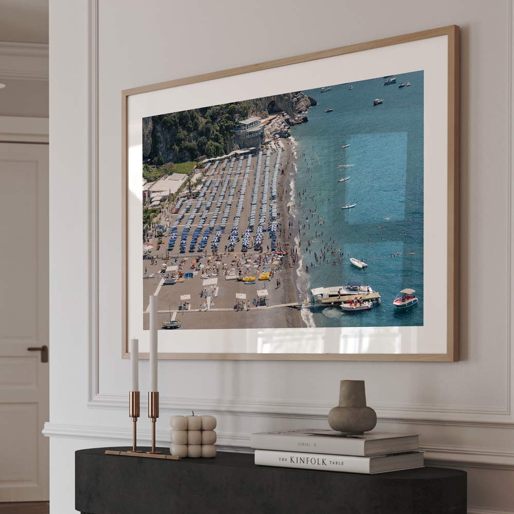 The Arrivals Positano Art Print