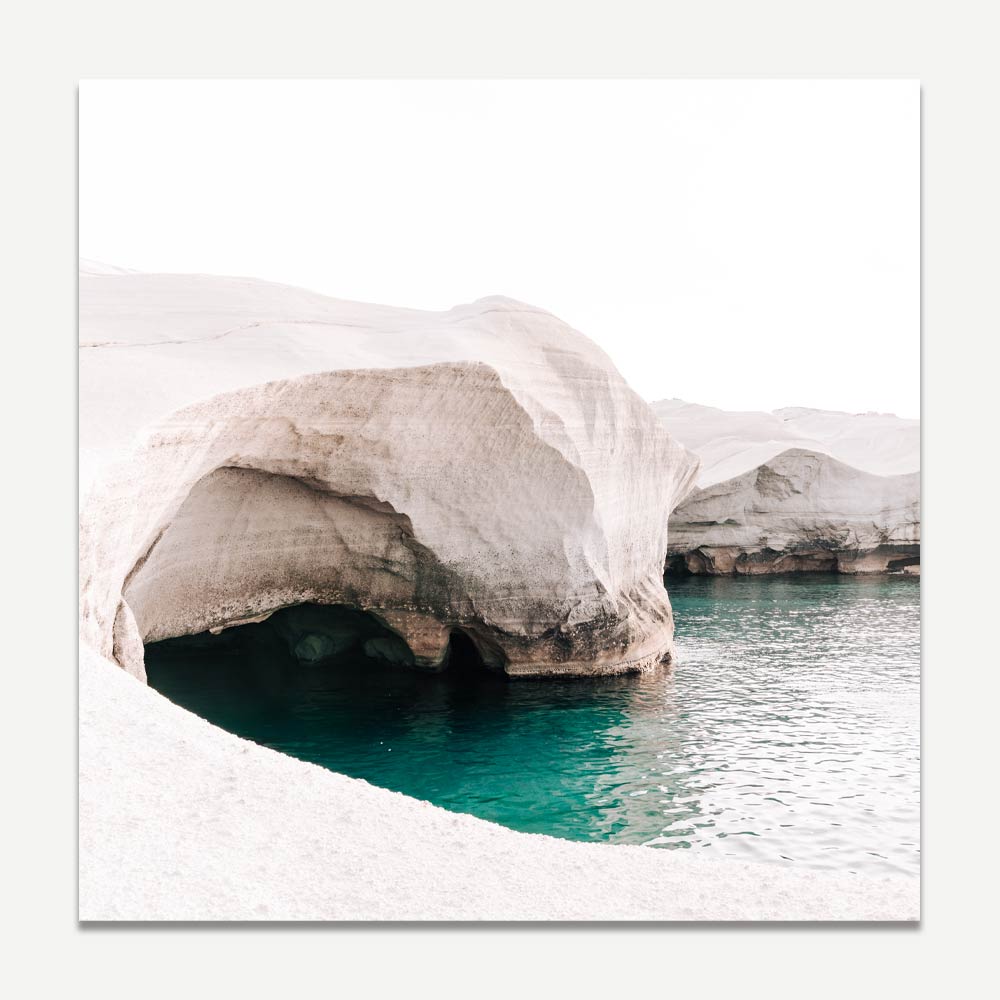Azure and Stone SQ Art Print