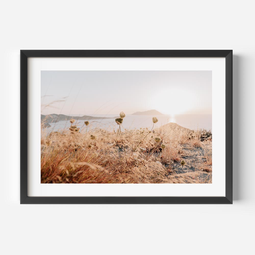Milos Sunset Art Print