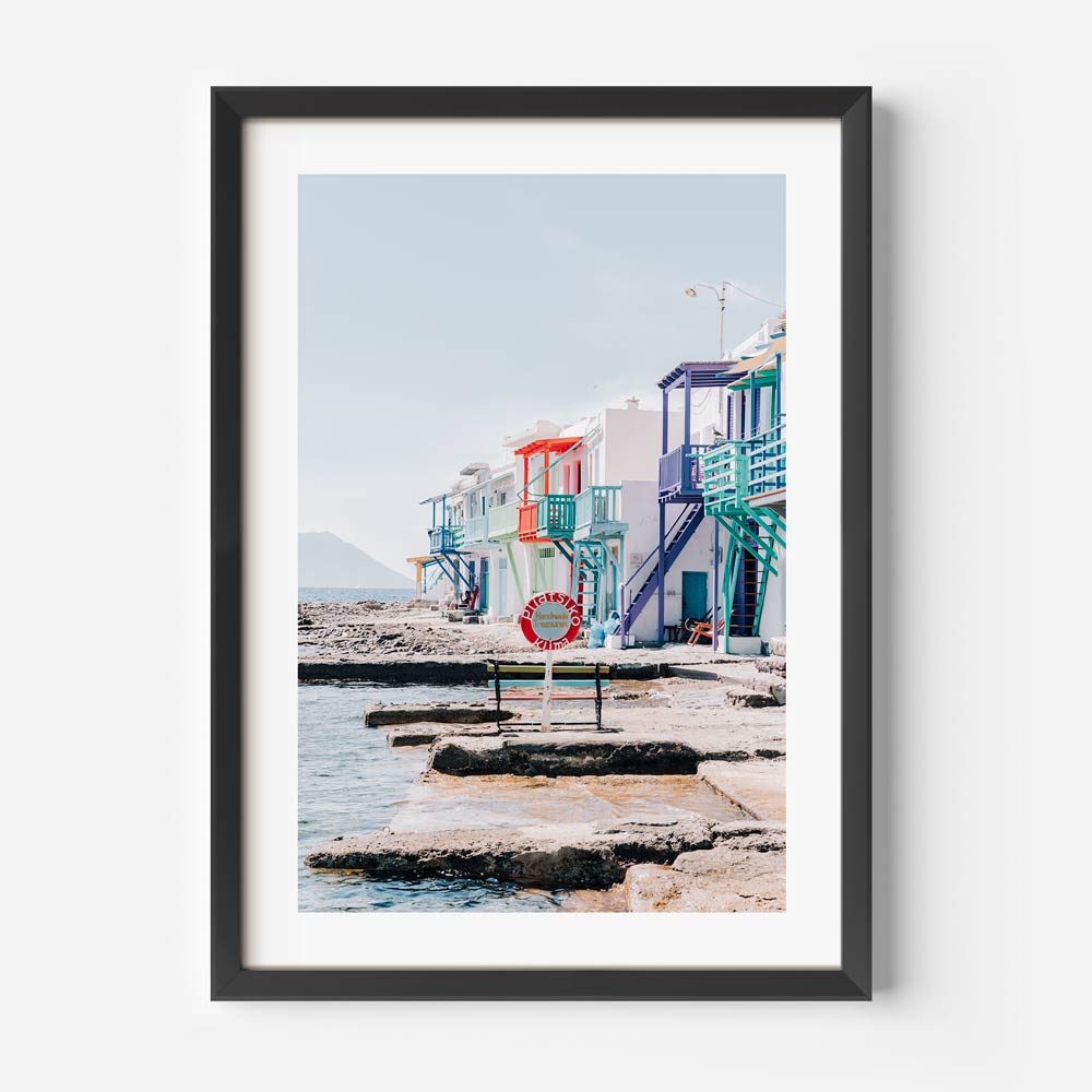 Pliatsiko Klima Abodes Art Print