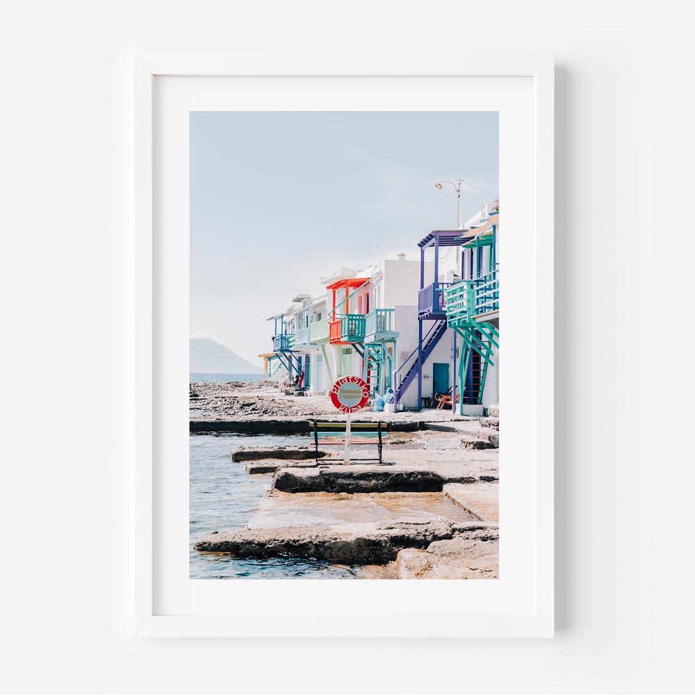 Pliatsiko Klima Abodes Art Print