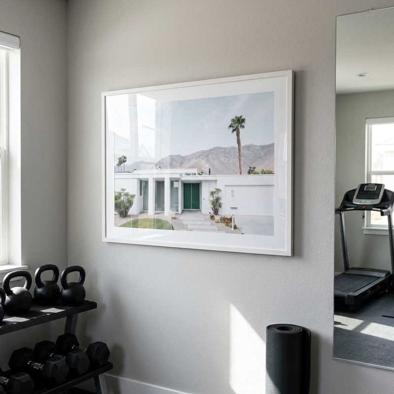 Green Door Palm Springs Art Print