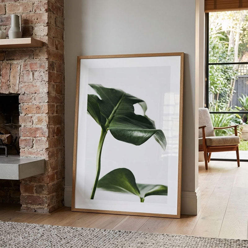 Green Monstera Art Print