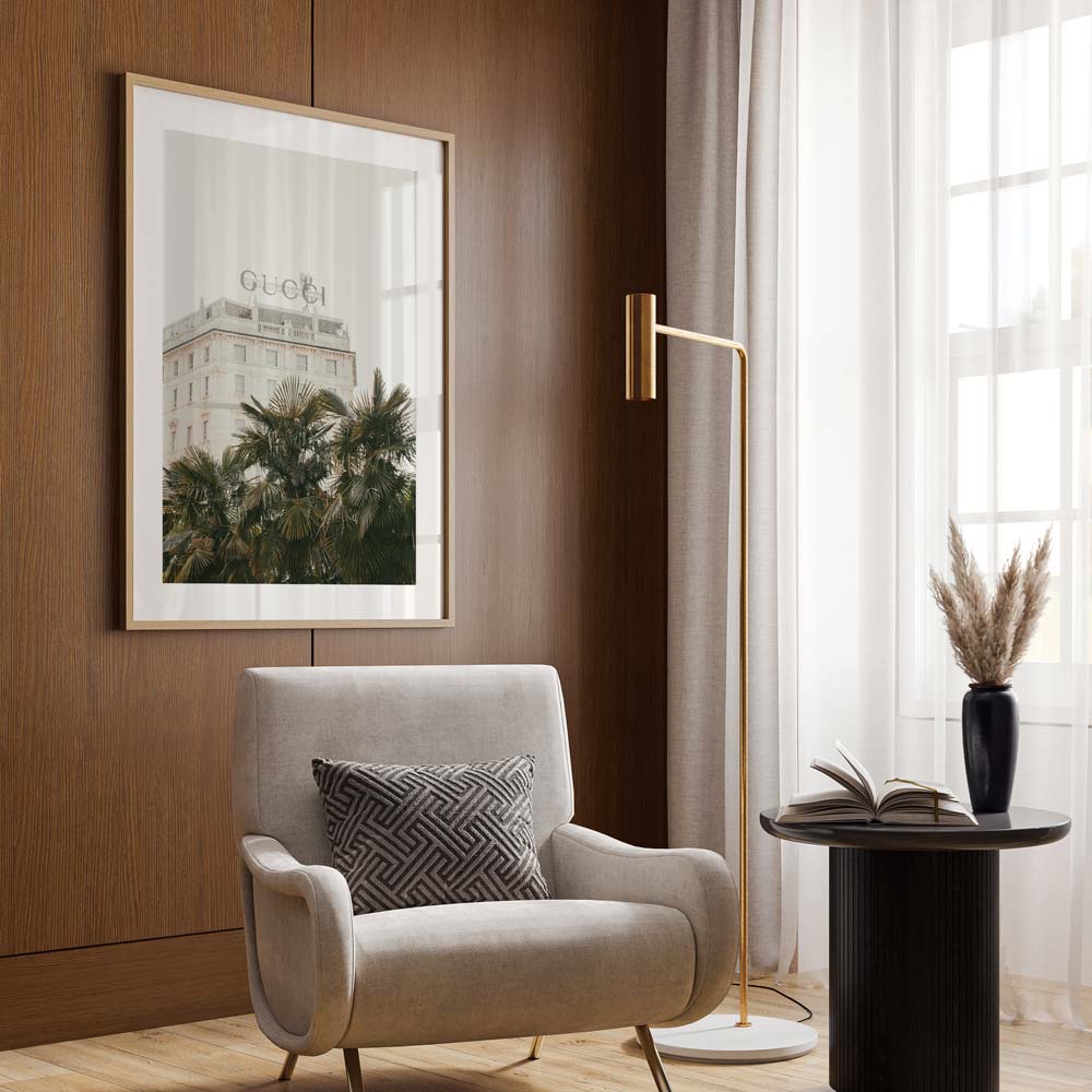 Elevate your decor with the iconic Gucci Building - an exquisite choice for home decor aficionados.