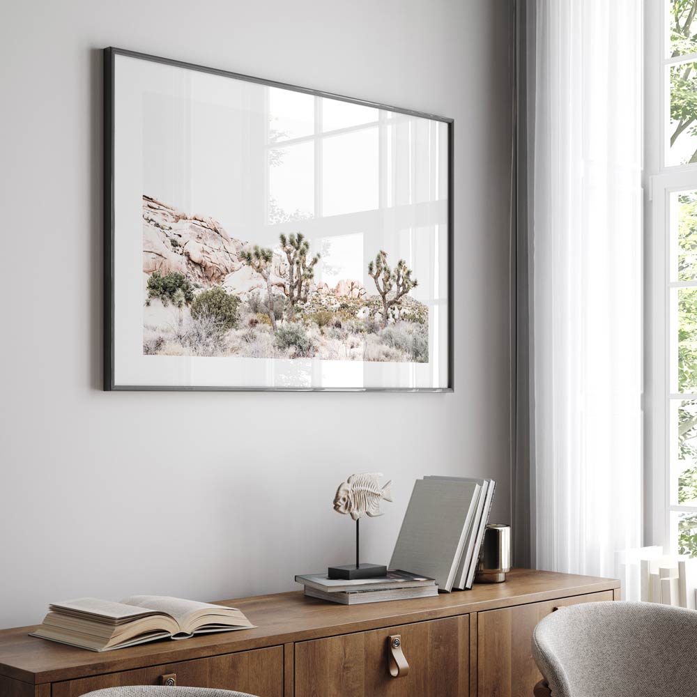 OblongShop's Joshua Tree National Park, California wall art capturing desert serenity and beauty.