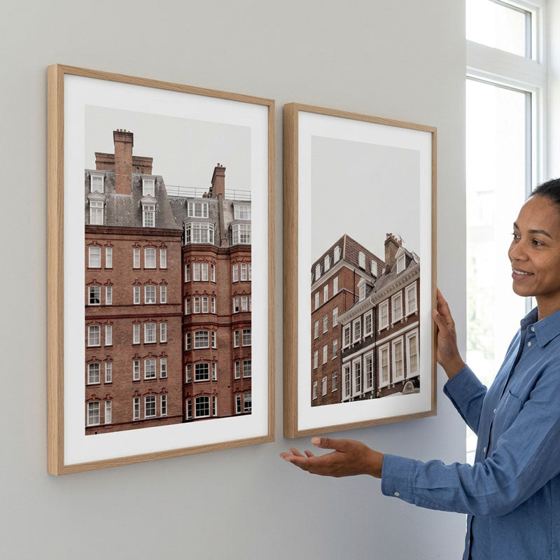 Kensington Terraces I Art Print