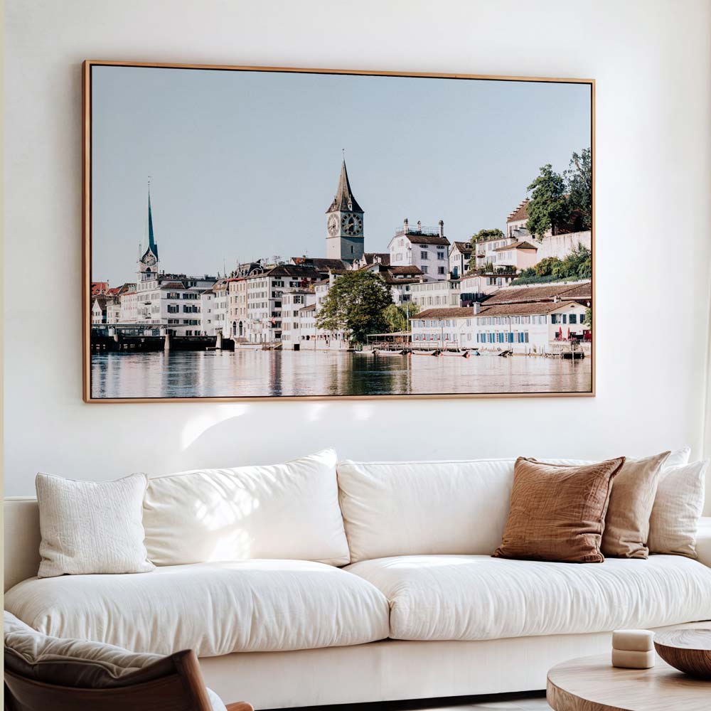 Over The Limmat Zurich Art Print