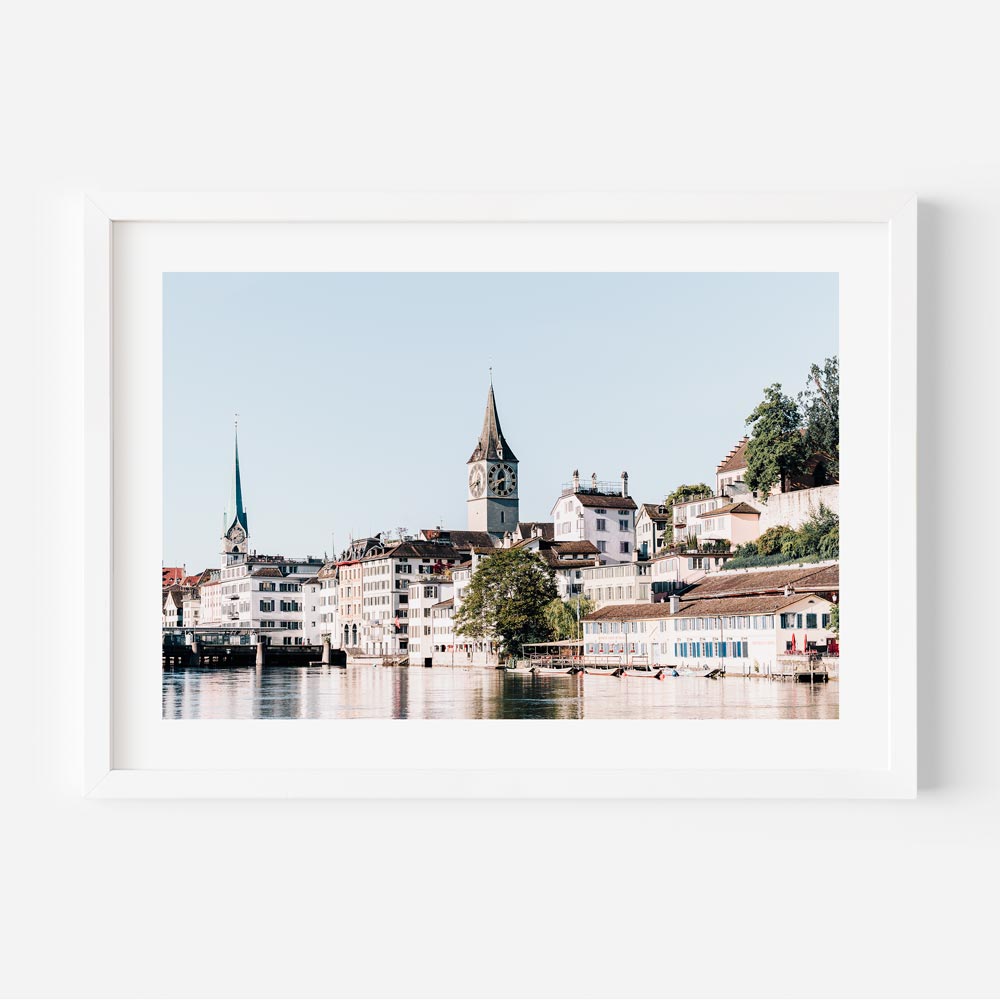 Over The Limmat Zurich Art Print