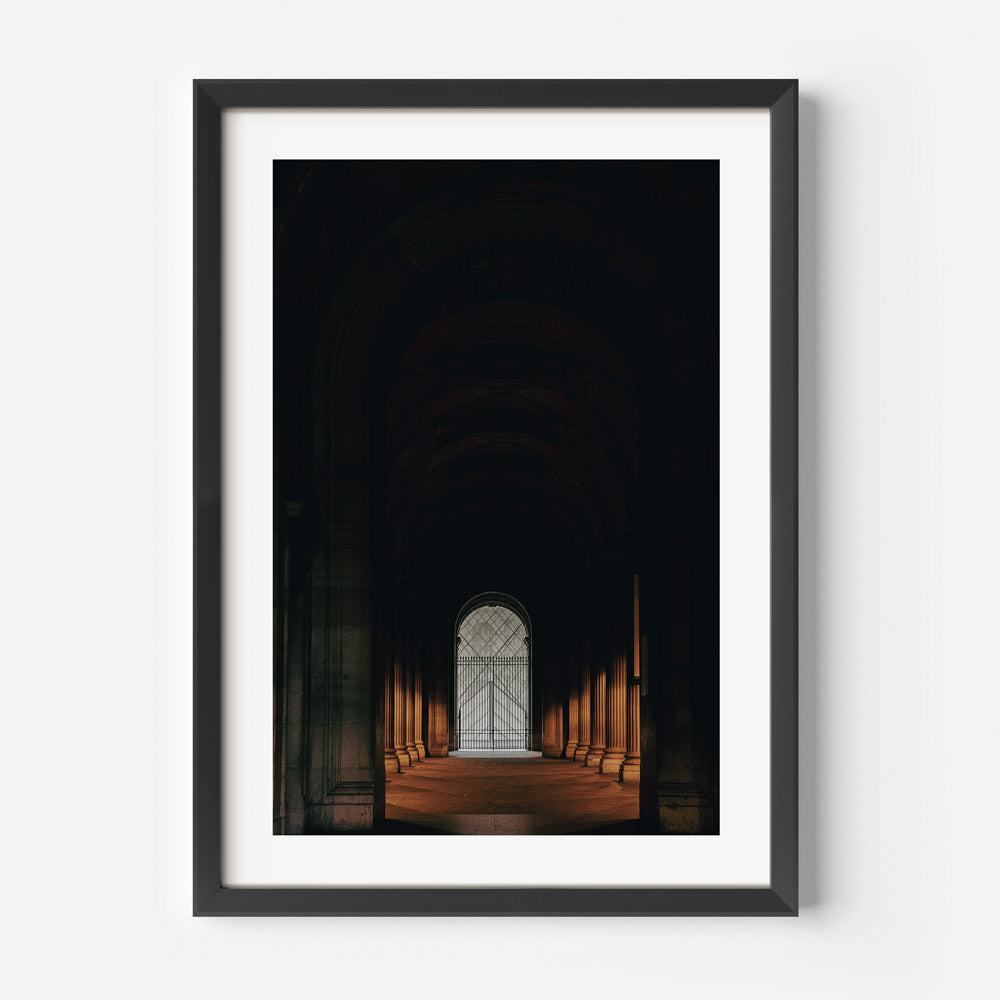 Intricate details of the Louvre arches in this stunning wall artwork, bringing classic European charm into your space.