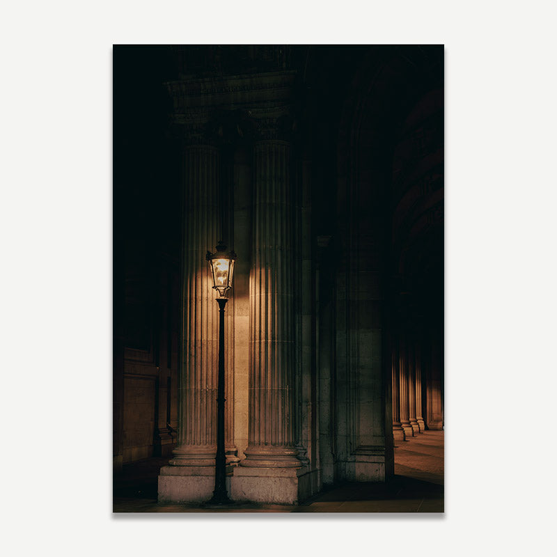 Set of 2 Art Prints - Lumière & Louvre Lights