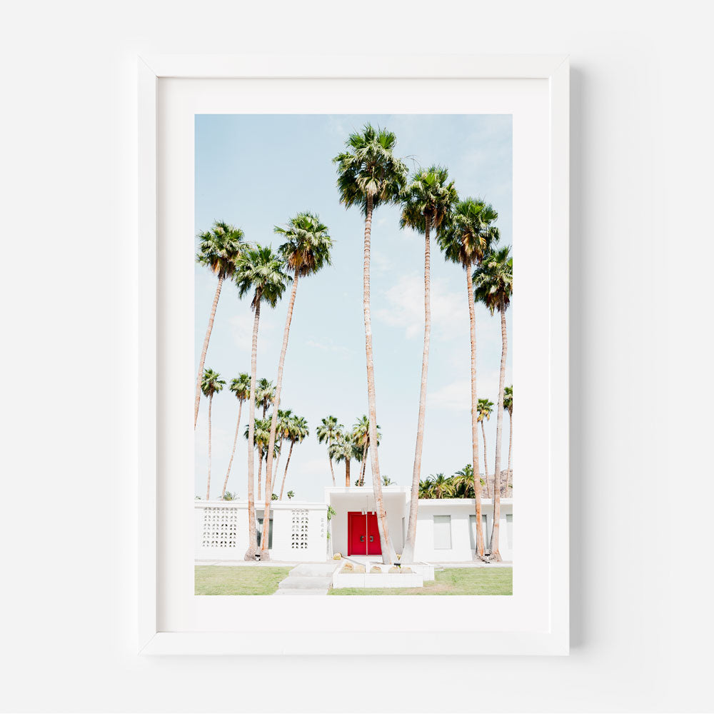 Red Door Indian Canyons Art Print