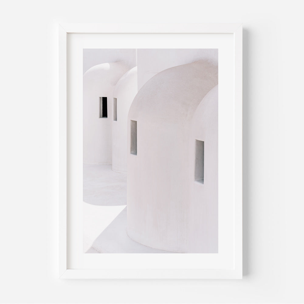 Mykonos Bay Hotel Art Print