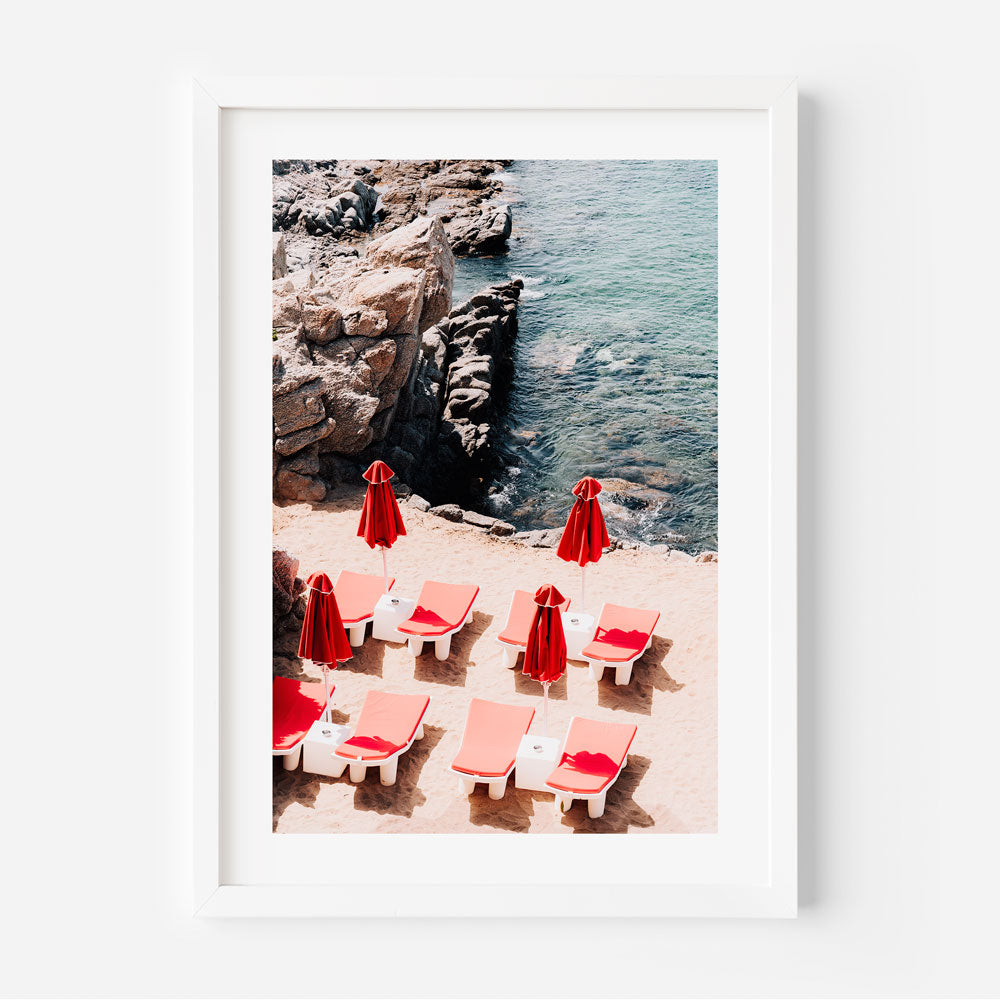 Platys Gialos I Mykonos Art Print