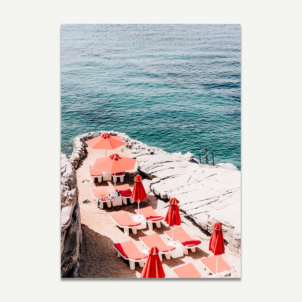 Platys Gialos II Mykonos Art Print