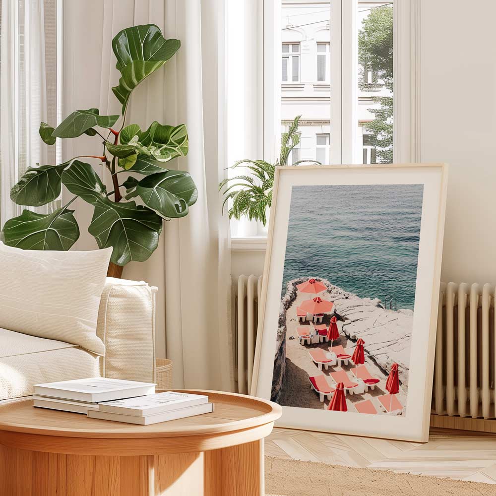 Platys Gialos II Mykonos Art Print